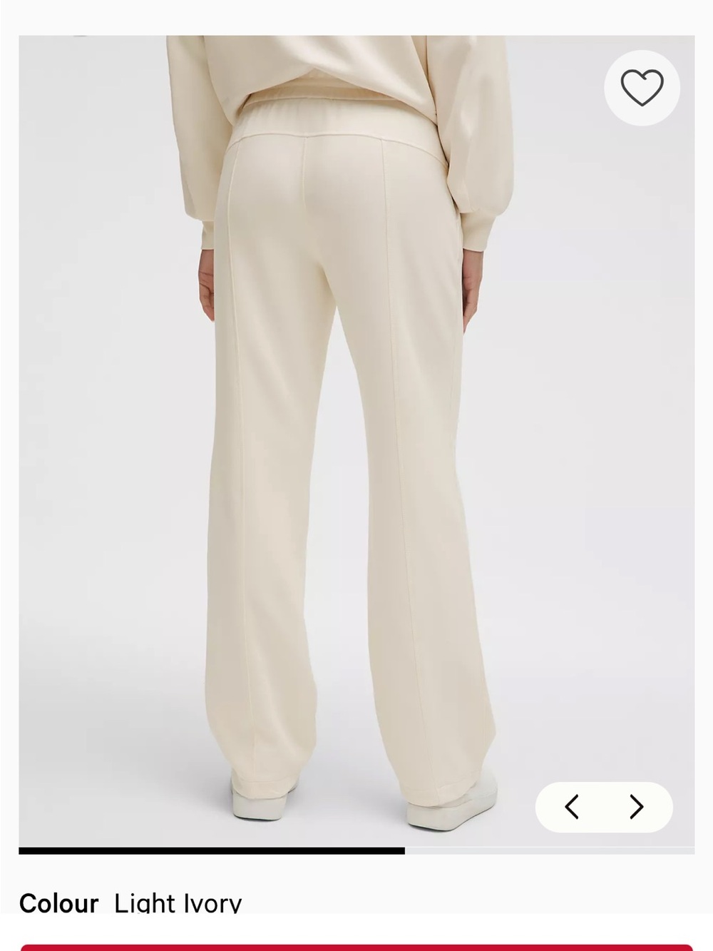 lululemon athletica Bone Wide-Leg Lounge Pants - Picture 2 of 5